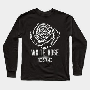 WHITE ROSE RESISTANCE Long Sleeve T-Shirt